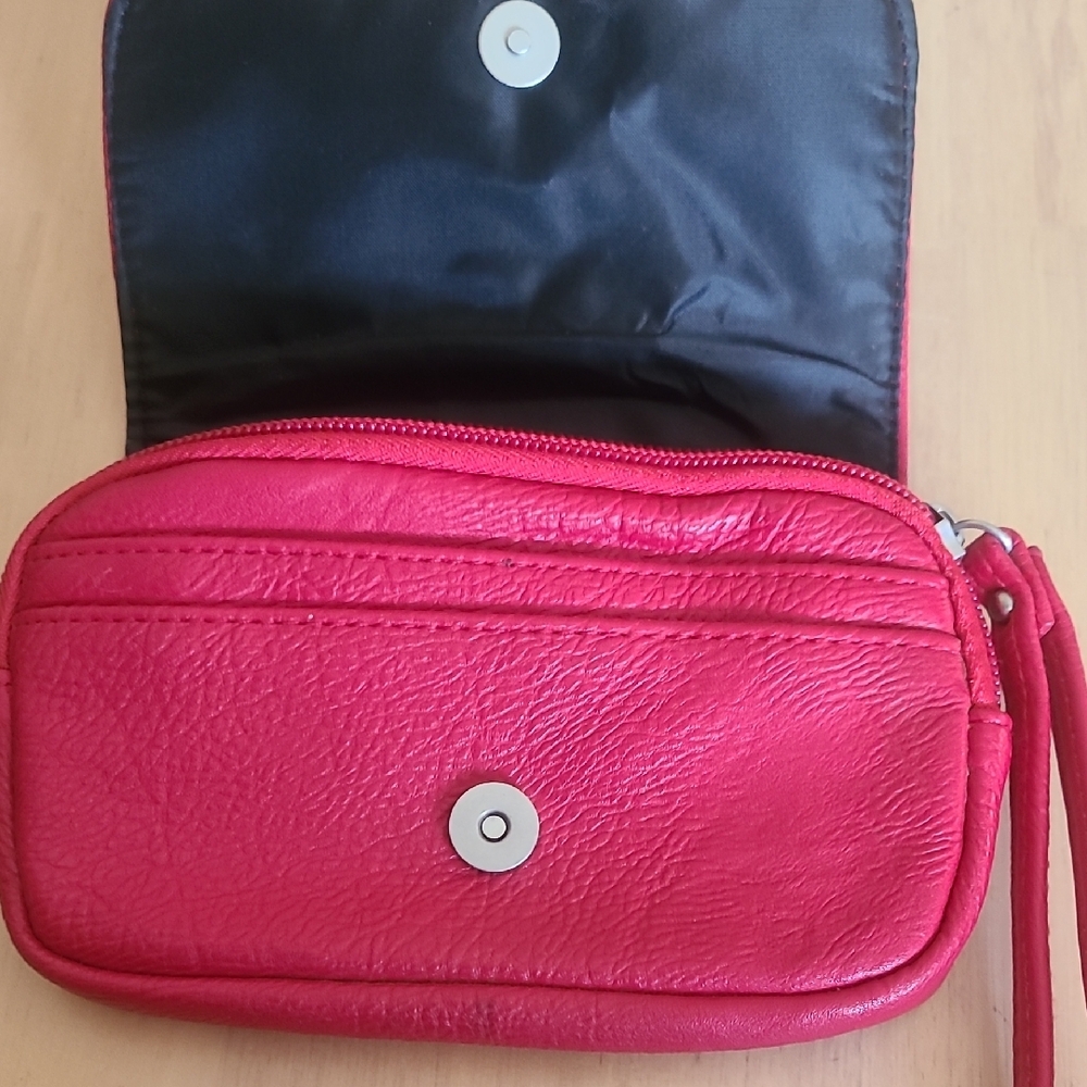 Maurices Vibrant Pink Wristlet Clutch - Picture 3 of 5